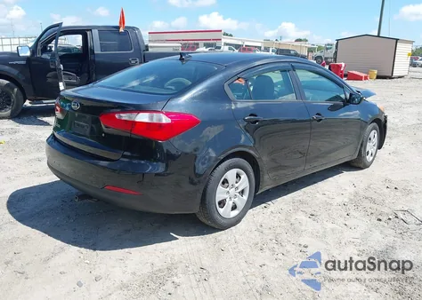 2015 Kia Forte Lx из США, поврежденный, VIN KNAFK4A69F5339380